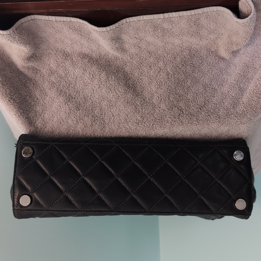 Michael Kors Susannah Quilted Black Leather Shoulder Bag Super Soft Leather - Picture 6 of 13